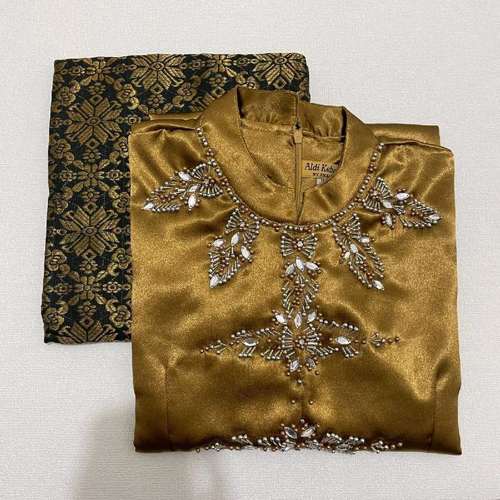 SETELAN TUNIK ALMIRA PAYET MUTIARA ELEGAN Cantik Formal kurung lebaran