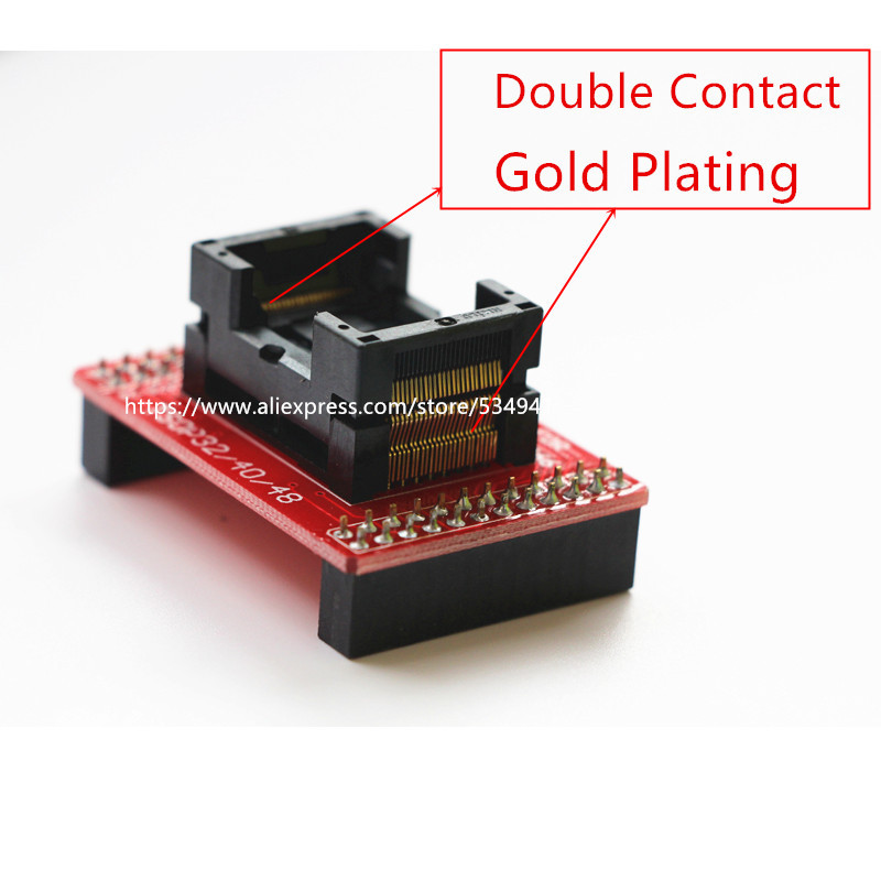 Original TSOP48 adapter for TL866ii V3 Board SOP44 TSOP48 socket for TL866CS / TL866A/ TL866II Plus