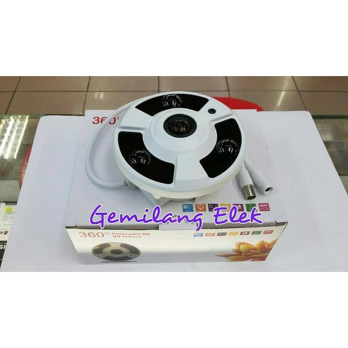 Camera Cctv Panaromic Hd 2.0Mp 360' Indoor Fish Eyes Lens