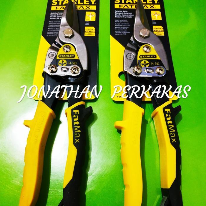Gunting Baja Ringan Stanley/Aviation Snip Stanley Fat Max/Bh