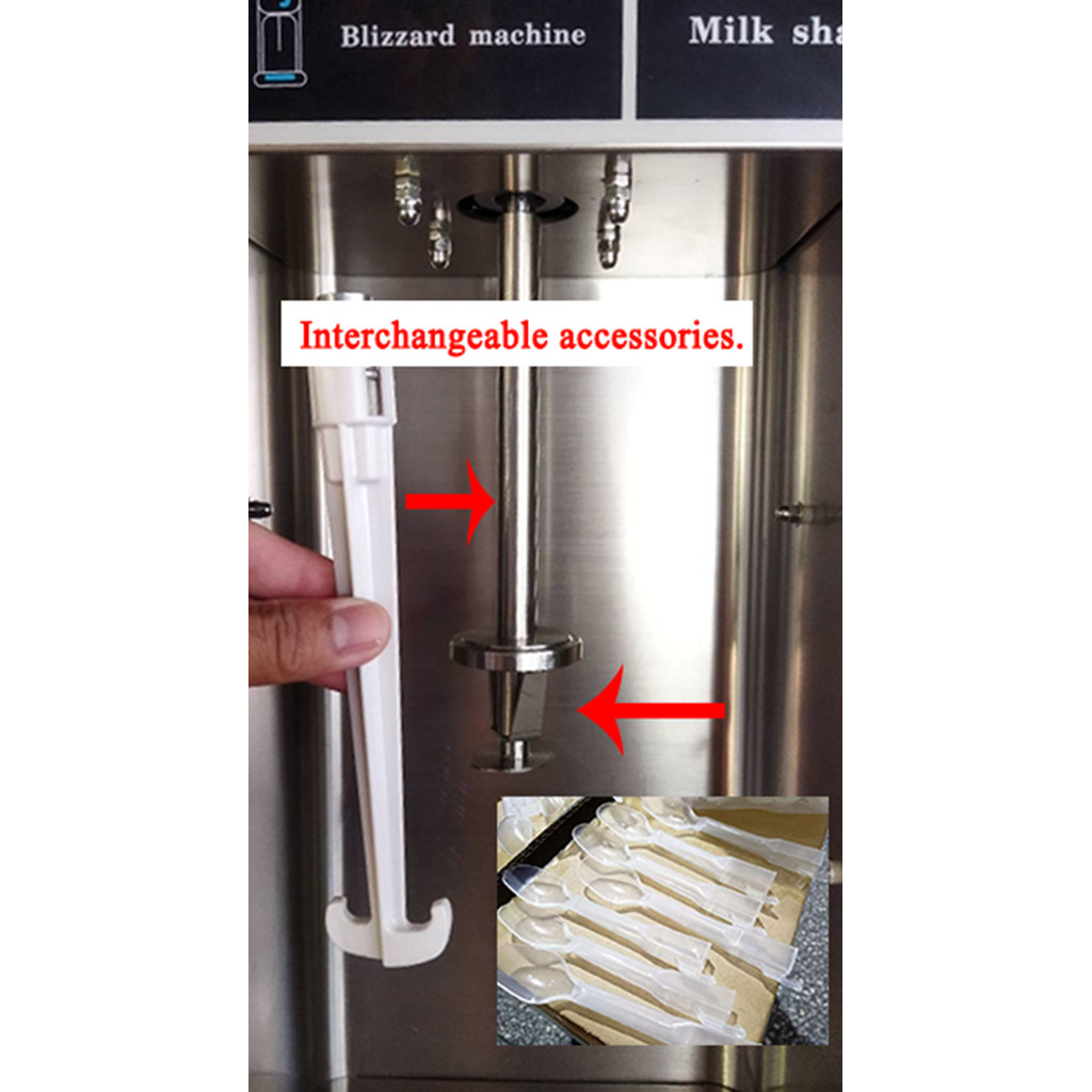 ITOP Speed Adjust Flurry Ice Cream Blender Machine DIY Kinds of Flurry Ice Cream Mixer Machine Milk