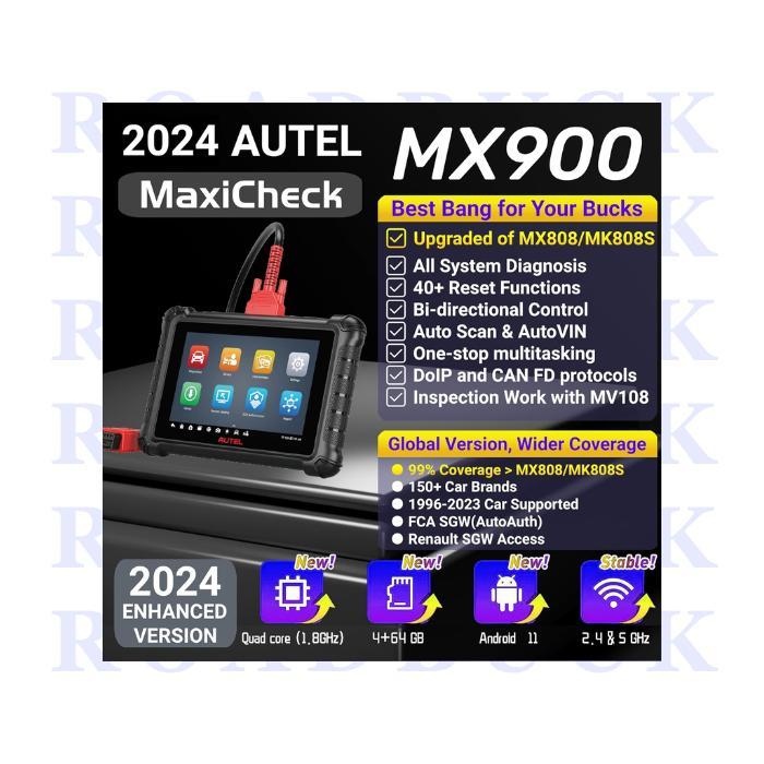AUTEL MaxiCheck MX900 Scanner Mobil diatas MX808 MX808S RESMI Indonesi