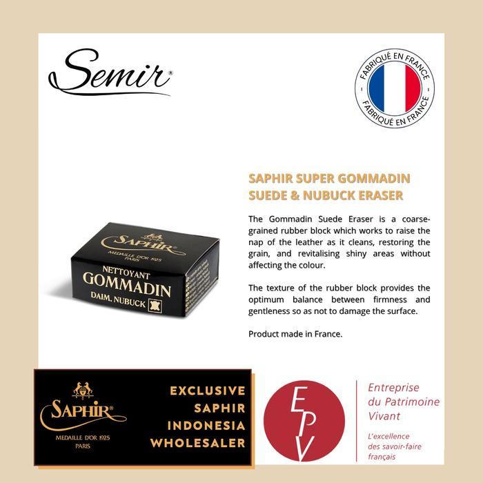Saphir Super Gommadin Nubuck Suede Eraser - Pembersih Kulit Suede & Nubuck - Semir Co
