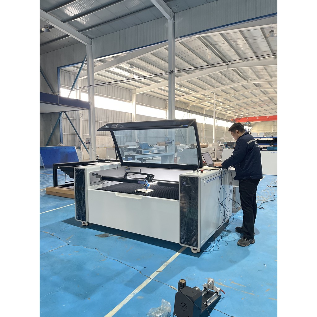 1390 CO2 Cnc Laser Cutting Machine for Fabric , Non-metal 1390 co2 laser / 100w mdf laser cutting