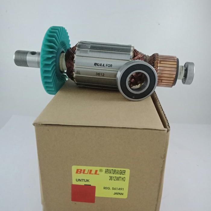 Bull Armature Angker 3612 For Mesin Router Trimmer Profil Makita Wtho