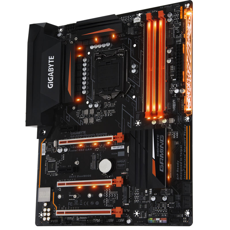 Gigabyte GA-Z270-Phoenix Gaming Motherboard Z270 Socket LGA 1151 DDR4 Support CPU I7 6700K 7700K