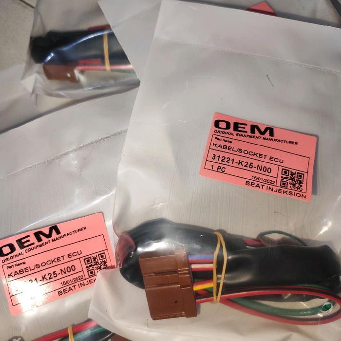 Ready (DR). Soket/kabel Ecu ACG. BEAT FI.