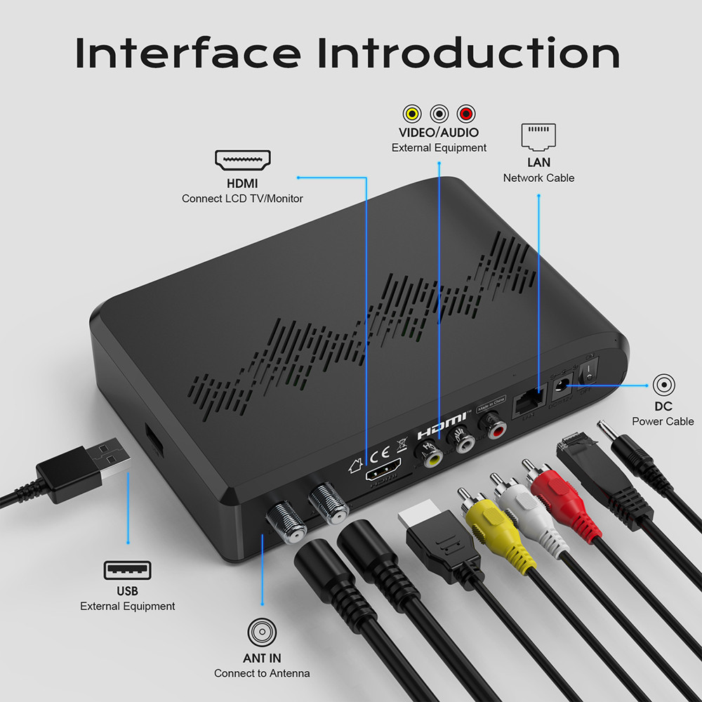 FREESAT V8 Ultra Satellite receiver DVB-S2X/S2/S-T2/T+C +ISDBT+ATS-C 4K HD H.265 BISS auto roll,