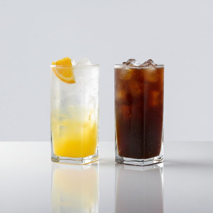 GELAS KACA BESAR POLOS UNIK KOTAK ESTETIK CAFE AESTHETIC 470 ML