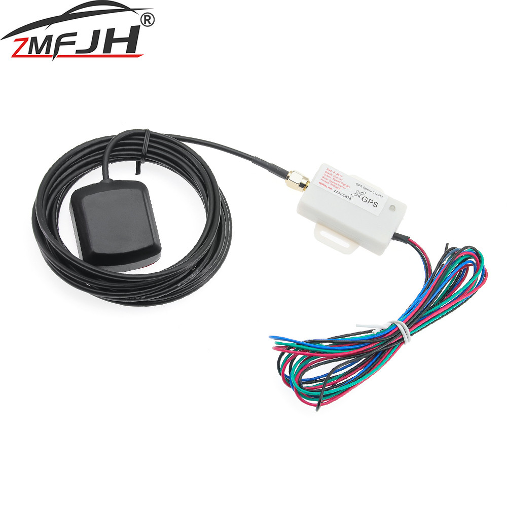 Terbaik Universal GPS Speedometer Sensor Adapter Speed Meter GPS Antenna For Car Truck Boat Mini GPS