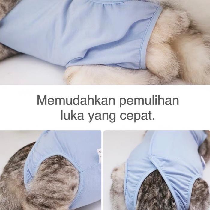 Baju Kucing & Anjing Untuk Recovery - Baju Pasca Operasi untuk Kucing Anjing