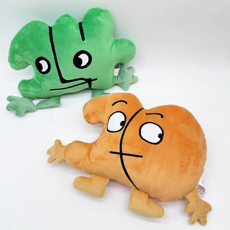 Bfdi Plushie Battle for Dream Island Plush Toy Four Ten Fourteen Stuffed Animal Leafy Firey Coiny