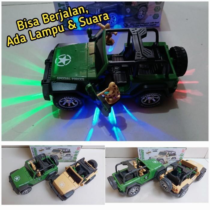 Mainan Mobil Jeep Polisi Militer Anak - Mobil Jeep Anak Edukatif