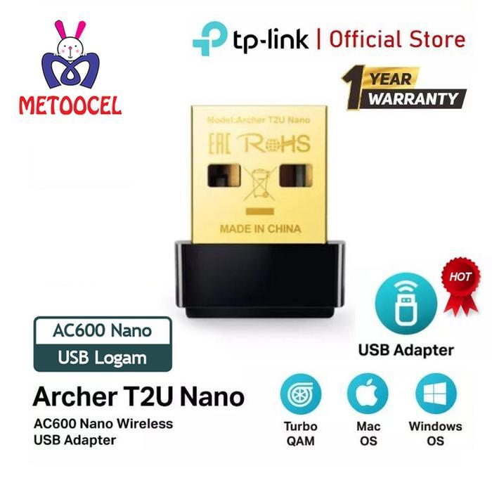 TP-LINK Archer T2U Nano AC600 Dual Band Wireless USB Adapter Wifi Router