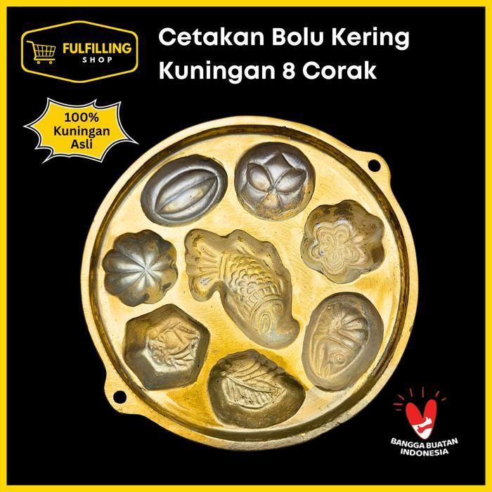 CETAKAN BOLU KERING/ BOLU JADUL KUNINGAN 8 CORAK