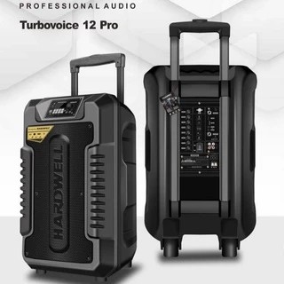 Speaker Portable 12 inch Hardwell Turbovoice 12 Pro RMS 300 Watt USB FM Bluetooth