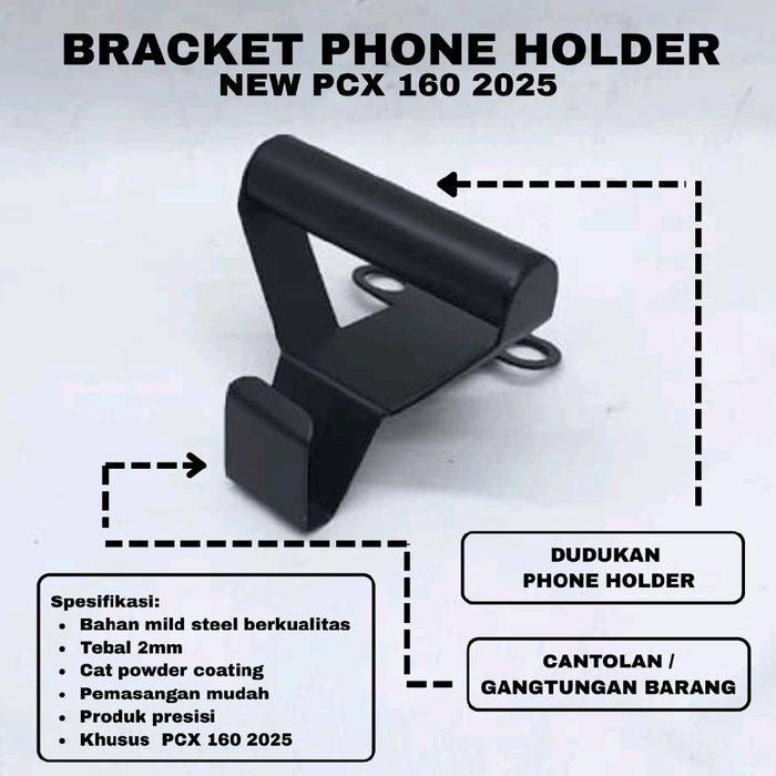 Gantungan Dan Breket Holder Pcx160/Roadsync 2025