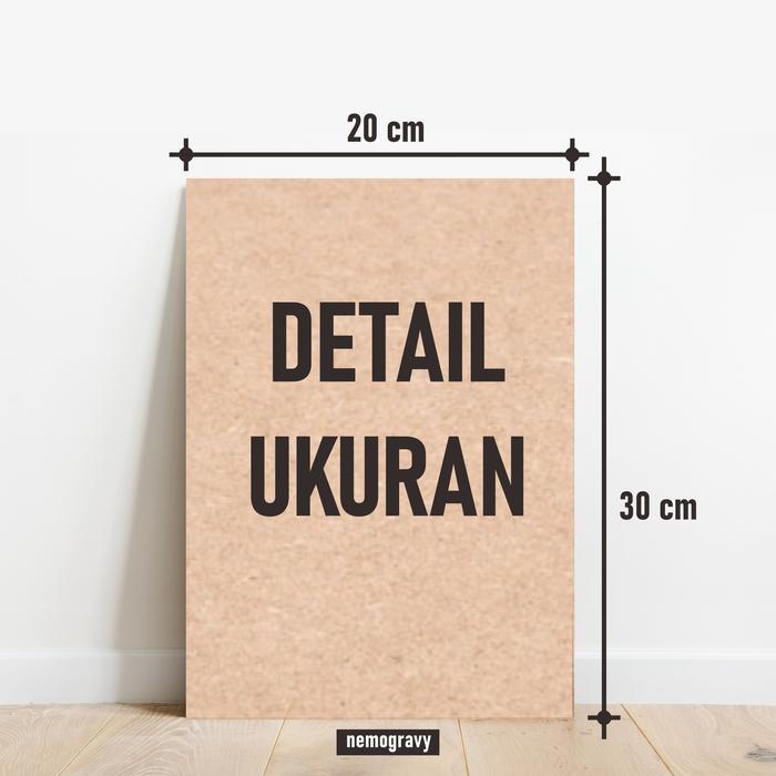 SIAPKIRIM POSTER KAYU BAND ROCK FR BLOCK BINGKAI SAN PAJANGAN DINDING 20x30 cm READY STOCK
