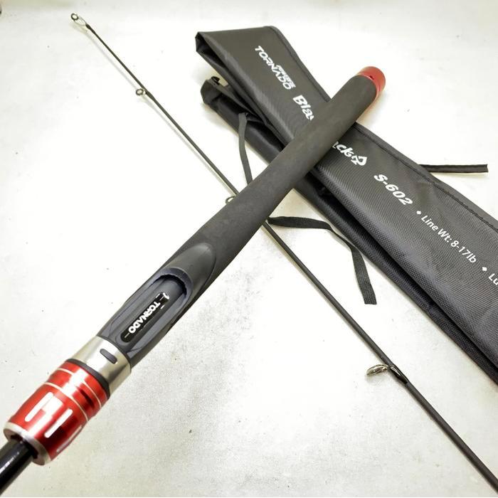 Joran Tornado Black Jack 165-180cm 15lb/17lb/20lb Gratis Ongkir