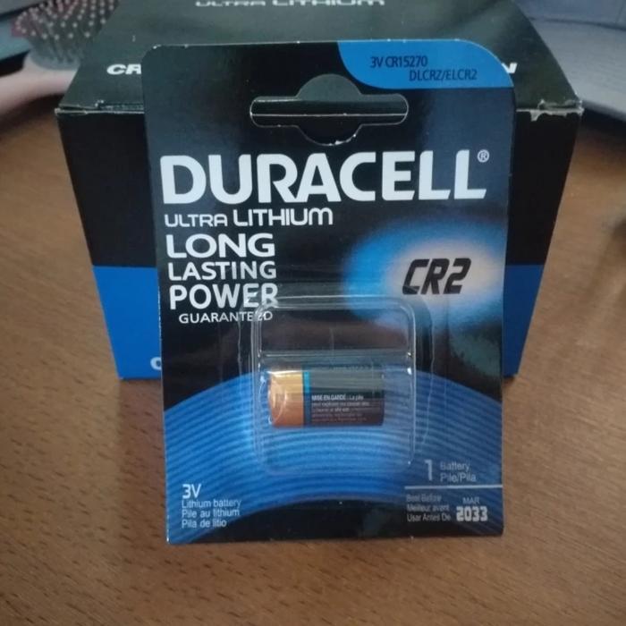 RA- Baterai Duracell Cr2 3V Lithium - Duracell Battery Cr-2 3Volt Batere Lithium