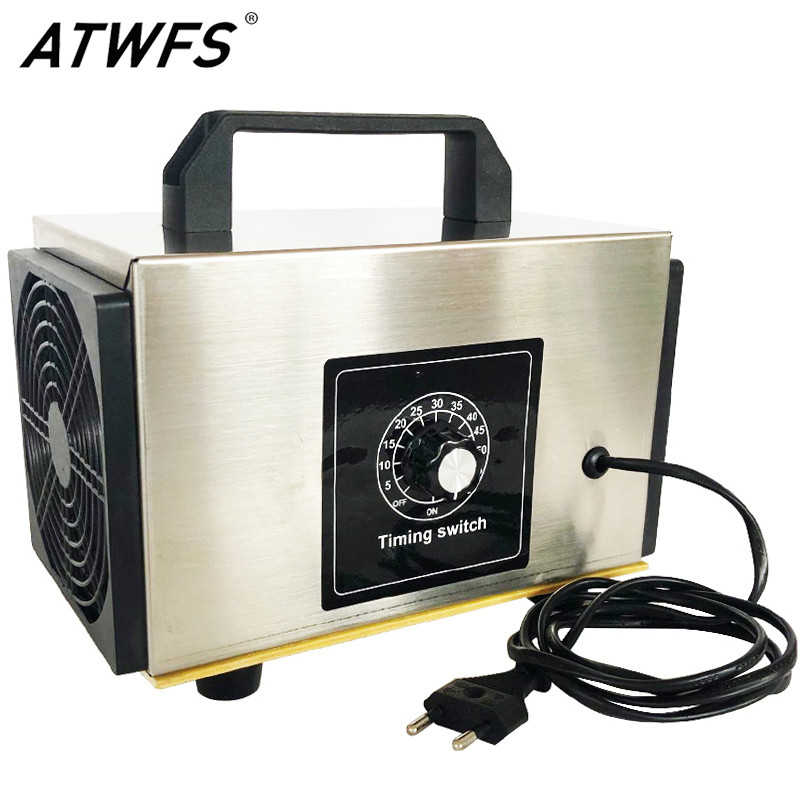 ATWFS Pembersih Udara Generator Ozon 220V 60G/48G Pembersih Udara Ozonator Rumah Generator Ozon Ozon