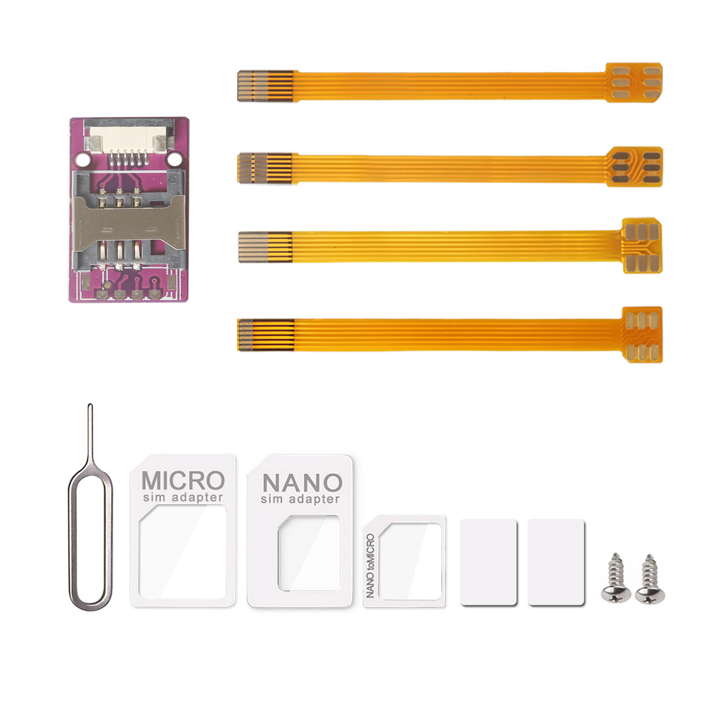 Mini SIM card extension cable adapter circuit board card reader for cpe wireless routers and wifi