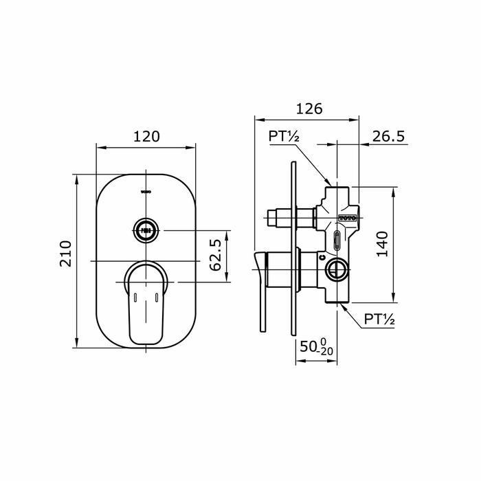 Kran Tanam Toto TX 442 SX / Kran Tanam Mixer Toto TX442SX / TX442SX