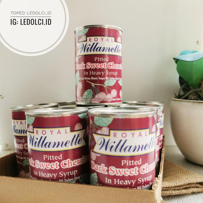 TERMURAH ROYAL DARK SWEET CHERRY CERI HITAM WILLAMETTE 425 GR