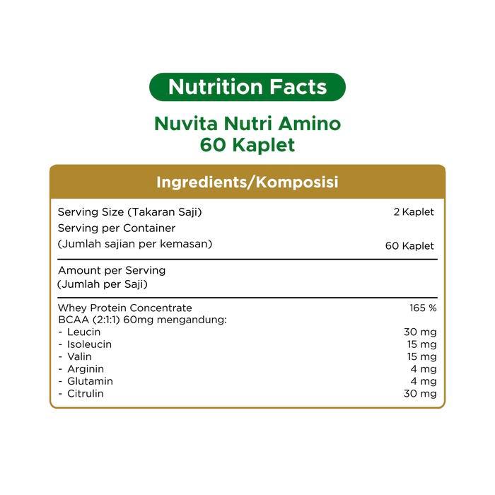 NUVITA NUTRI AMINO GOLD - 60 KAPLET