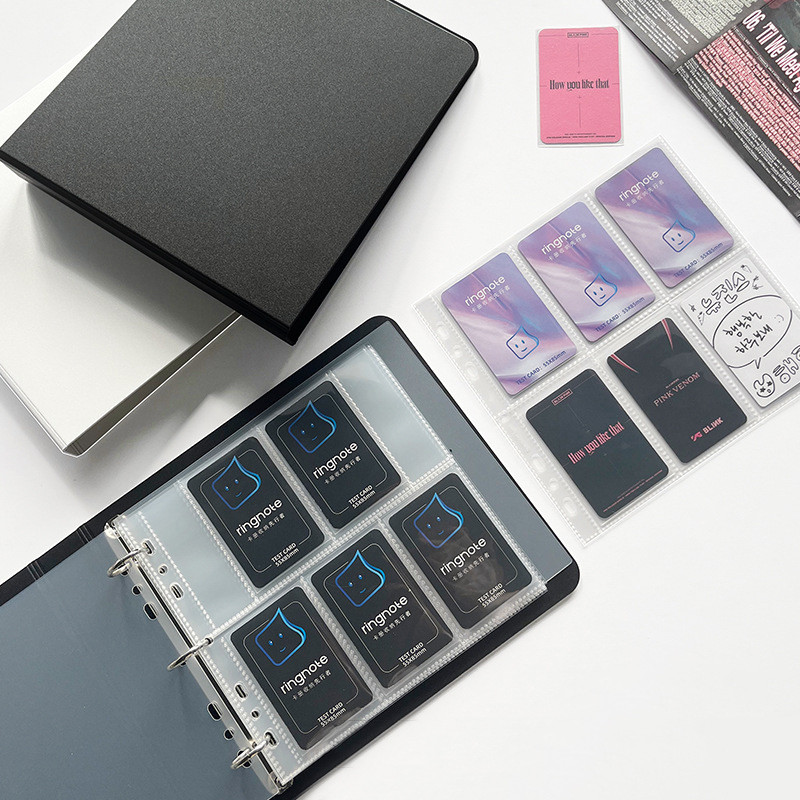 5 Pockets Binder Photocards Holder Photo Card Binder Idol Card Collect Book Kpop Photo Album Binder