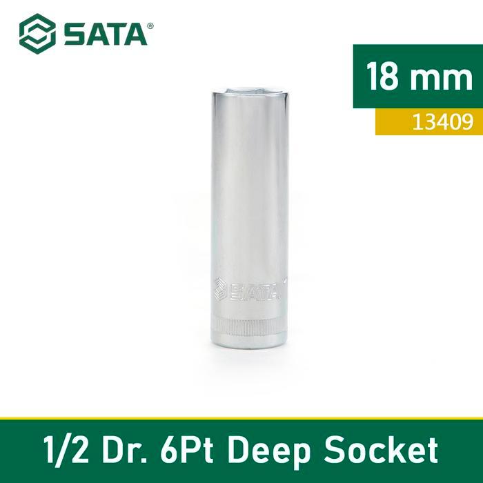 Sherlock - 1/2 Inch Deep Socket 18 Mm Dr.6Pt 13409