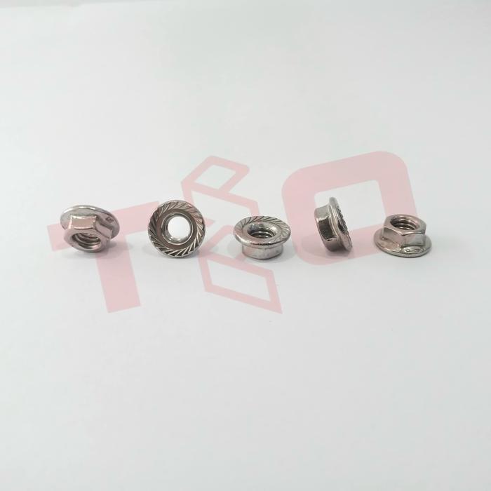 Sherlock - Flange Nut M8 Stainless Steel 304 - Mur Flange M8 Ss304 - Mur Otomotif 8Mm