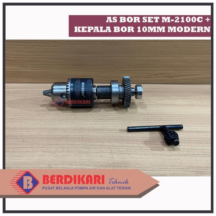 As Bor M 2100 C M2100C M-2100C M 2100C Modern + Kepala Bor Modern 10mm
