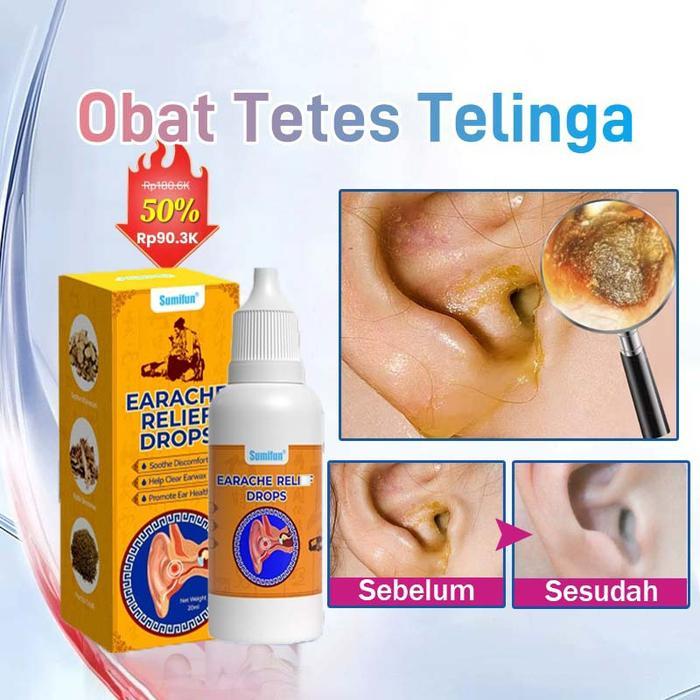 Obat Tetes Telinga Herbal Cairan Pembersih Telinga 30Ml Tetes Telinga Pembersih Kotoran Obat Sakit