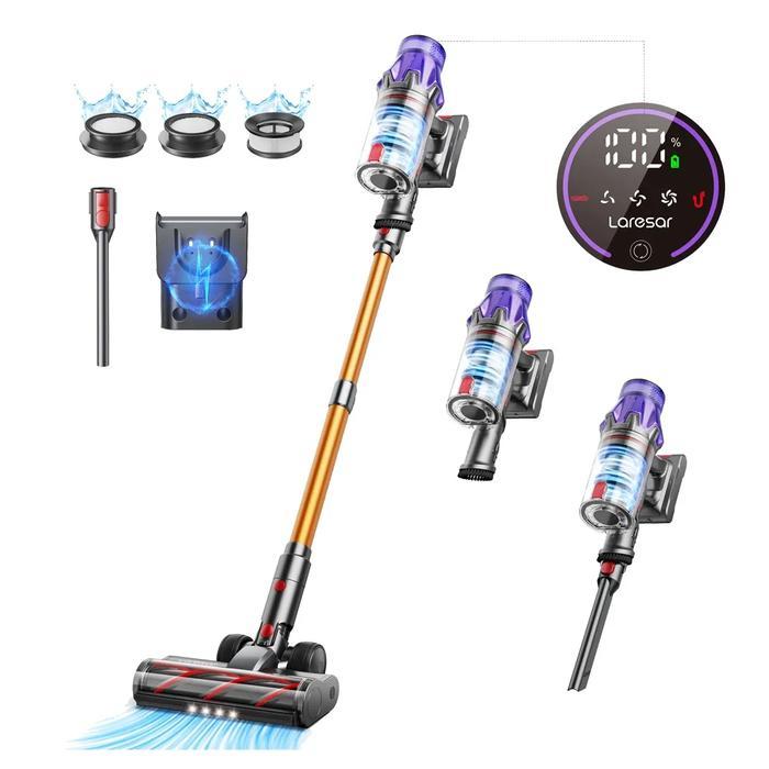 V18 CORDLESS VACUUM CLEANER 550W 35000PA HANDHELD HOME CLEANING TOOL BRUSHLESS MOTOR POWERFUL
