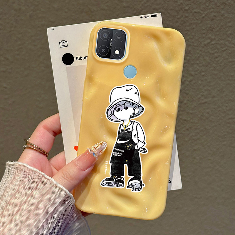 Casing Hp Untuk OPPO A15 A15s A35 Case Casing pola anak laki-laki Kasing HP Cesing Bentuk Meteorit K