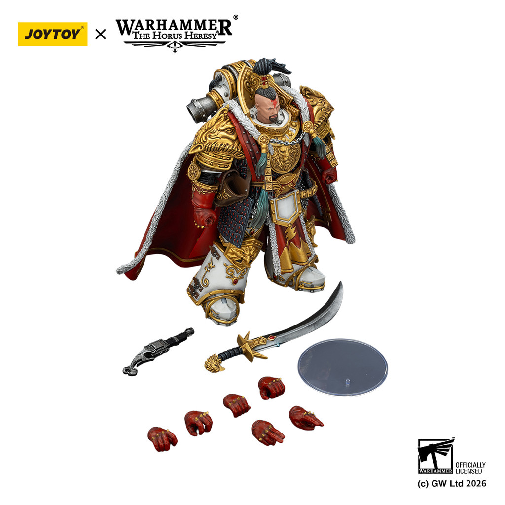 JOYTOY Warhammer "The Horus Heresy" White Scars Jaghatai Khan Primarch of the Vth Legion MKIll