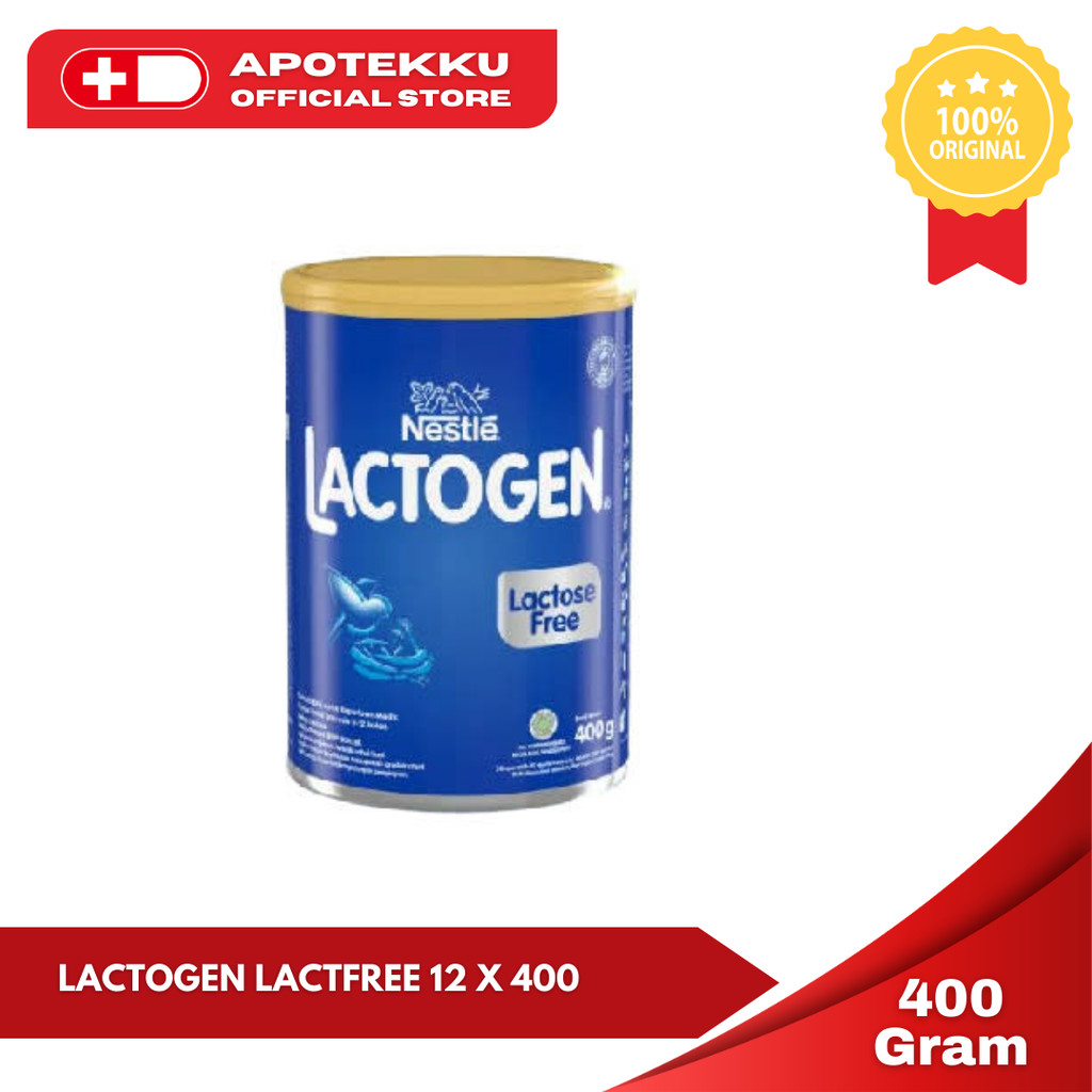 Lactogen Lactofree 400g - Susu Bebas Laktosa (0-12 Bulan)