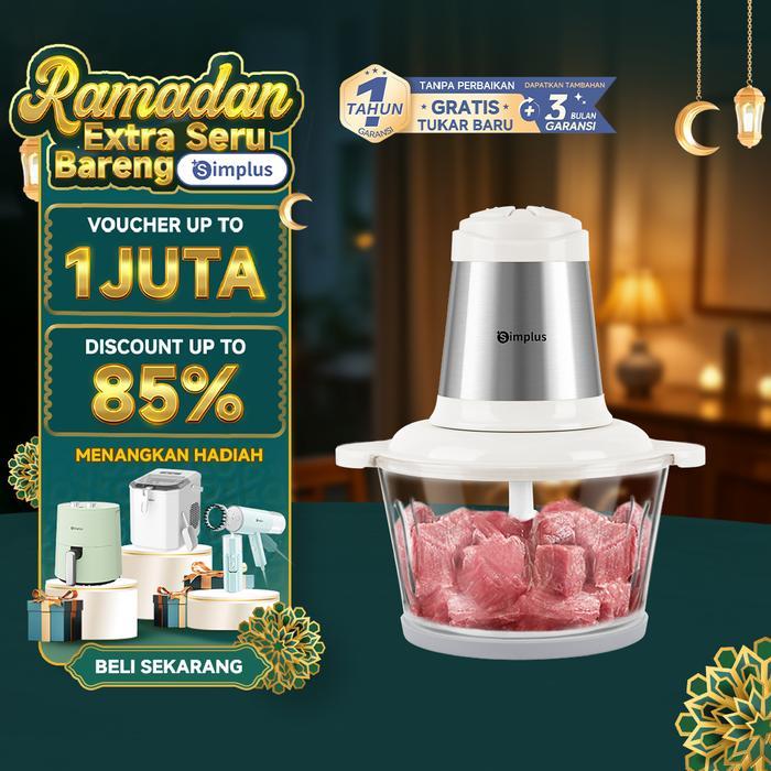 Philips - Chopper Stainless 2L Blender Daging 300W Food Chopper Der Ddjr003