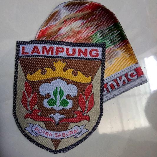 ORIGINAL Badge Bet Pramuka Kwarda Lampung Woven READY STOCK