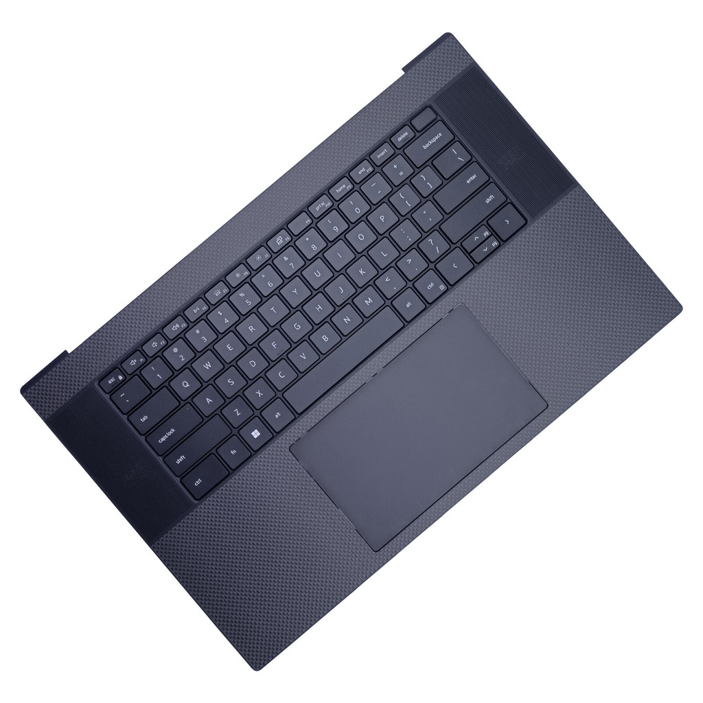 0W20R5 For DELL XPS 17 9700 9710 Laptop Top Case C Cover Upper Palmrest w/ Keyboard Touchpad W20R5