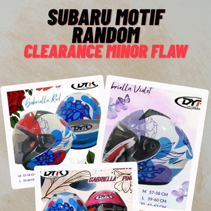 DYR SUBARU MOTIF CAMPUR CLEARANCE MINOR FLAW / SUBARU MOTIF RANDOM
