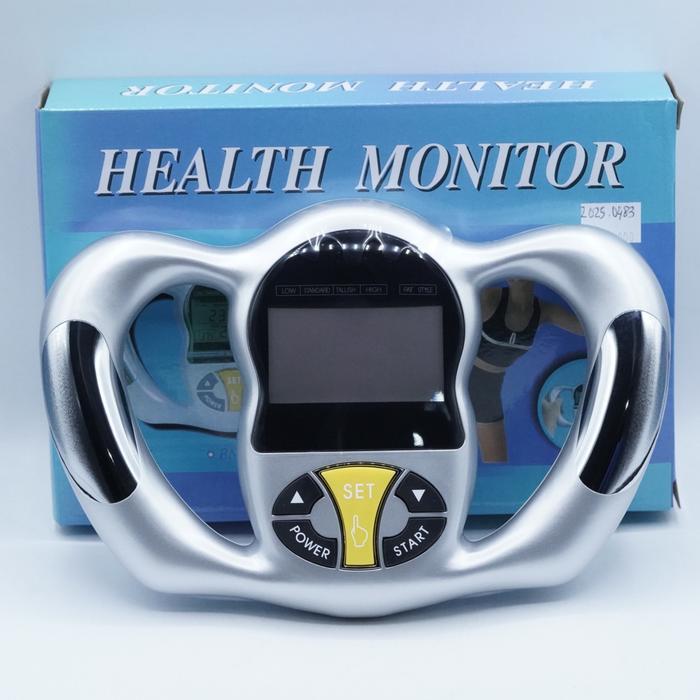 BODY FAT MONITOR DIGITAL LCD BMI BODY FAT SCALE HANDHELD WEIGHT BODY FAT WATER MUSCLE MASS DETECTION