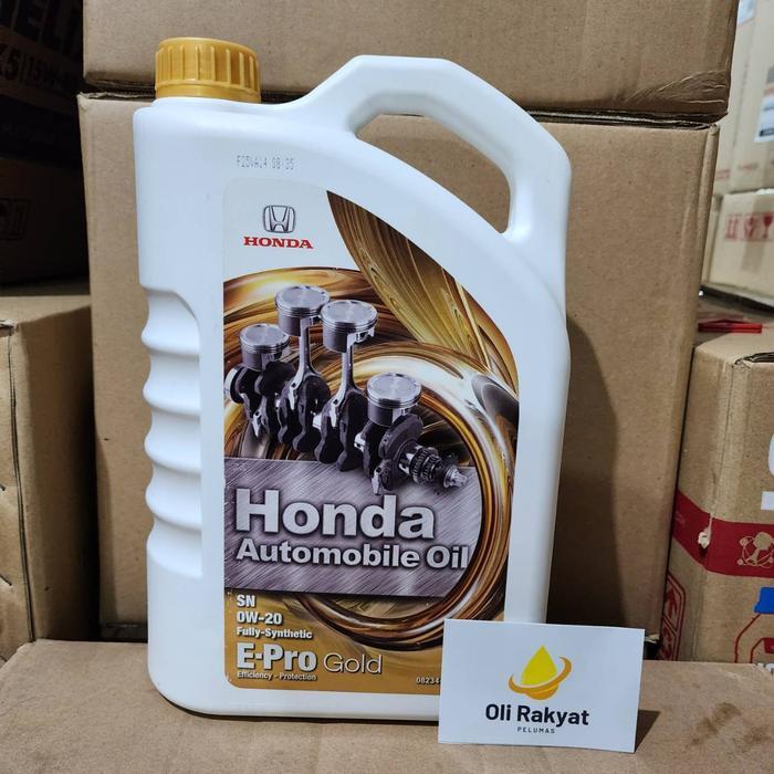 Oli Mesin Mobil Honda Epro E-pro Gold 0W-20 4 liter OLI HONDA