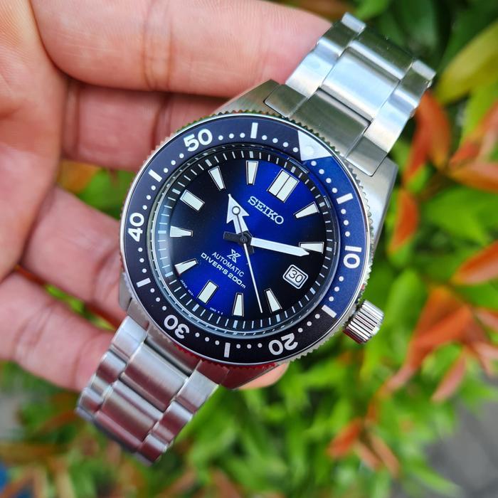 Jam Tangan Pria Seiko Divers 200 Stainless Steel Fullset Box Original