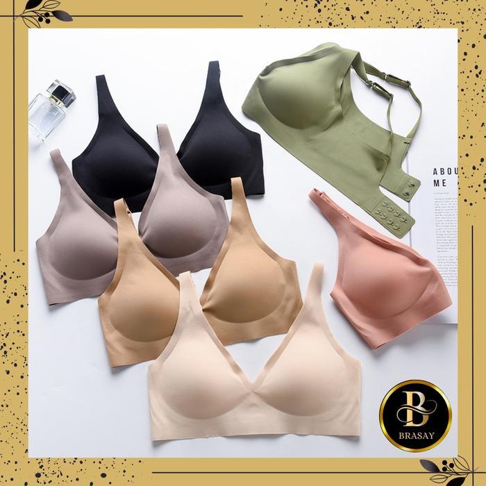 Sorella - Seamless Bra Busa Big Size Kait Belakang Tanpa Kawat Push Up Pakaian Dalam Wanita 1192