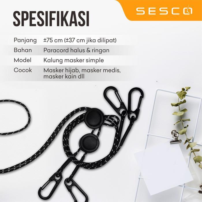 Terlaris! Strap Mask Paracord Kalung Gantungan Tali Masker Hijab Aesthetic