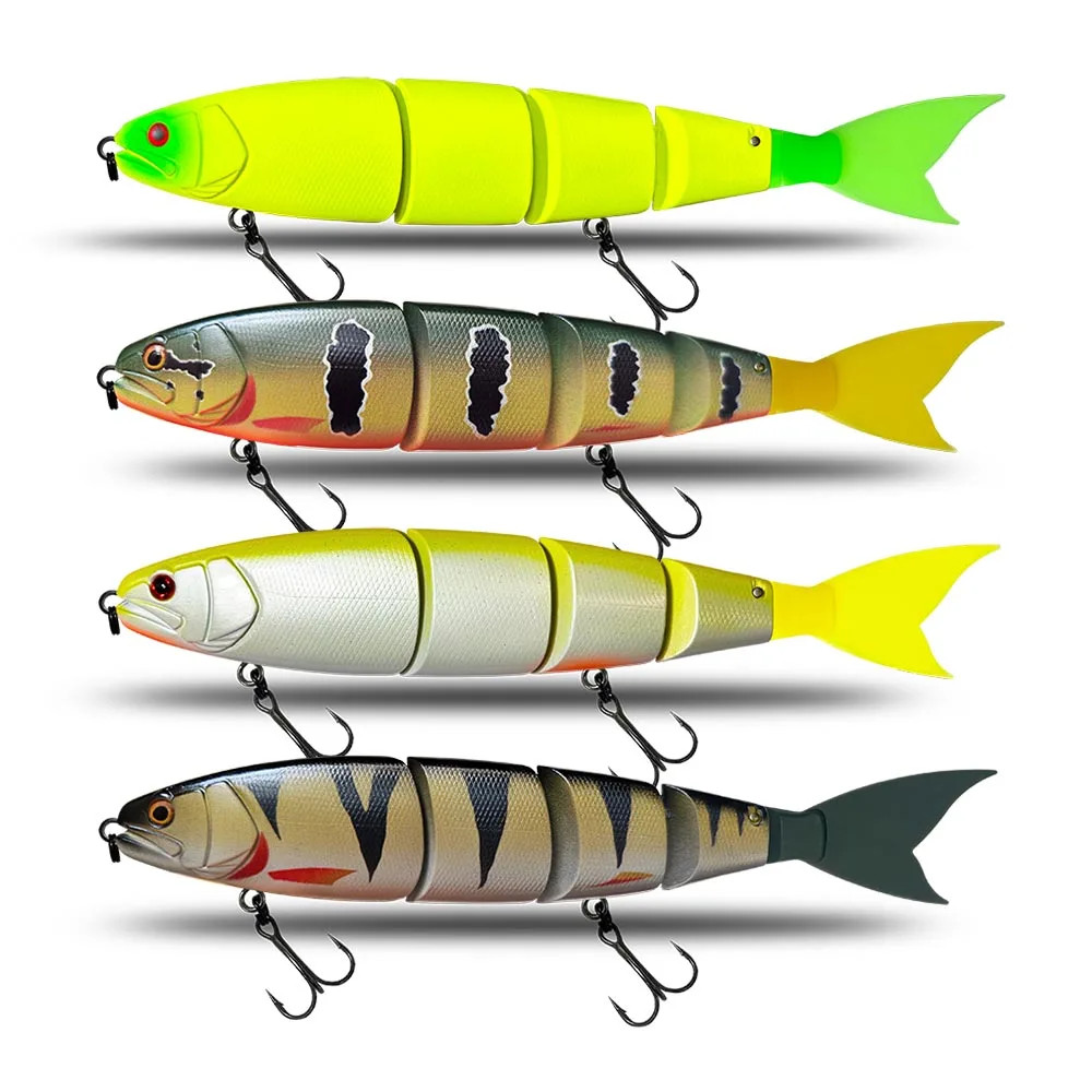 Toptackle Fishing Lure 170mm 40g Jointed minnow Wobblers ABS Body with Soft Tail SwimBaits soft lure
