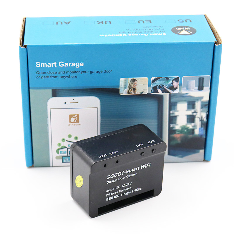 Smart WiFi Garage Door Opener Controller, APP Remote Control from Anywhere, No Hub Needed, History