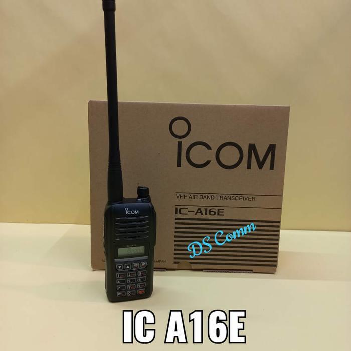 ICOM IC-A16E HT VHF AIRBAND ORI NEW Garansi HT Airband ICA16E A16E A16